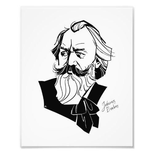 Johannes Brahms Photo Print