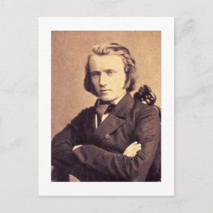 Johannes Brahms Postcard