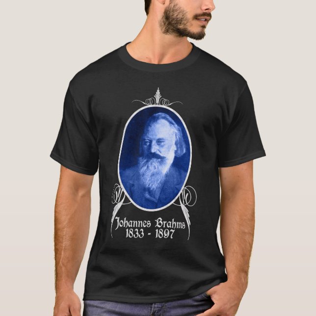 Johannes Brahms T-Shirt (Front)