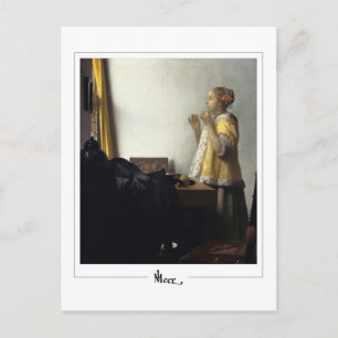 Johannes Vermeer #15 - Fine Art Postcard