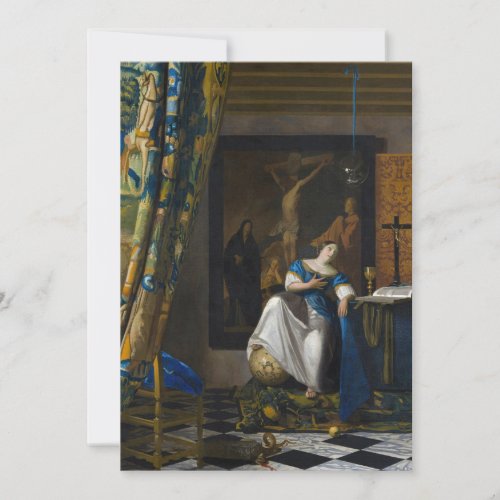 Johannes Vermeer _ Allegory of Faith Invitation