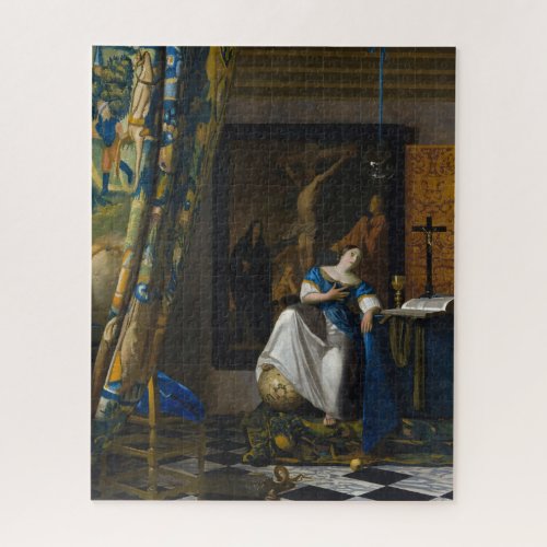Johannes Vermeer _ Allegory of Faith Jigsaw Puzzle