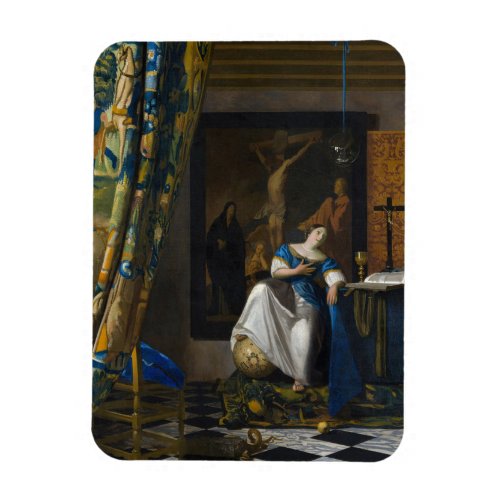 Johannes Vermeer _ Allegory of Faith Magnet