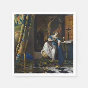 Johannes Vermeer - Allegory of Faith Napkins