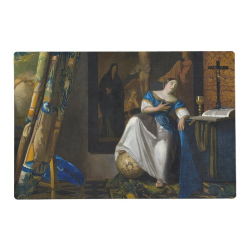 Johannes Vermeer _ Allegory of Faith Placemat