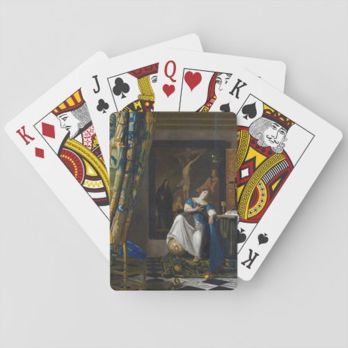 Johannes Vermeer _ Allegory of Faith Playing Cards