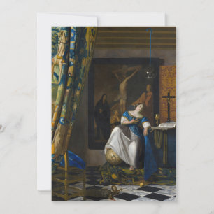 Johannes Vermeer - Allegory of Faith Thank You Card