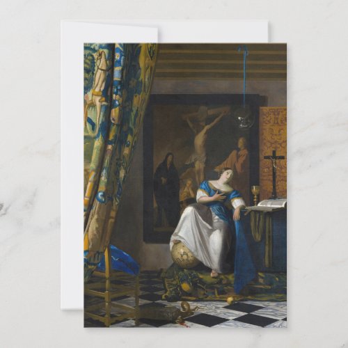 Johannes Vermeer _ Allegory of Faith Thank You Card