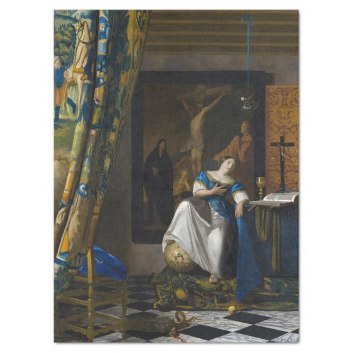 Johannes Vermeer _ Allegory of Faith Tissue Paper