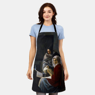Johannes Vermeer - Girl Interrupted at Her Music Apron