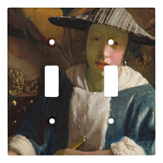 Johannes Vermeer - Girl with a Flute Light Switch Cover (Front)