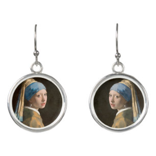 Johannes Vermeer, Girl with a Pearl Earring (1665) Earrings