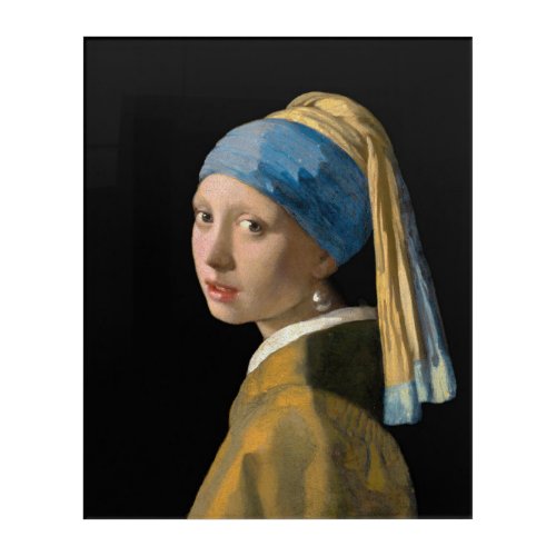 Johannes Vermeer _ Girl with a Pearl Earring Acrylic Print