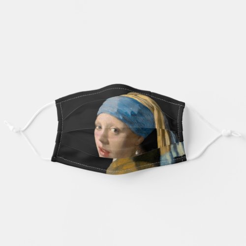 Johannes Vermeer _ Girl with a Pearl Earring Adult Cloth Face Mask