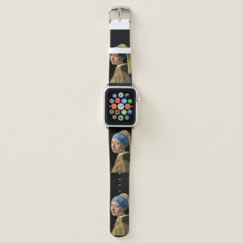 Johannes Vermeer _ Girl with a Pearl Earring Apple Watch Band