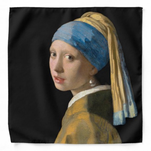 Johannes Vermeer _ Girl with a Pearl Earring Bandana