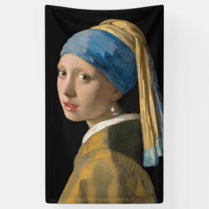 Johannes Vermeer - Girl with a Pearl Earring Banner