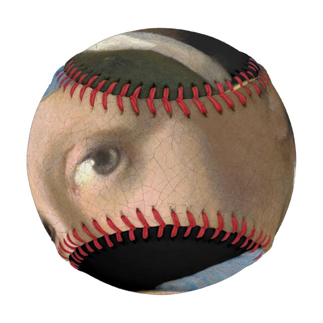 Johannes Vermeer - Girl with a Pearl Earring Baseball (Front)