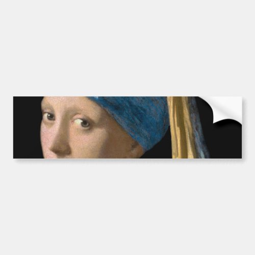 Johannes Vermeer _ Girl with a Pearl Earring Bumper Sticker