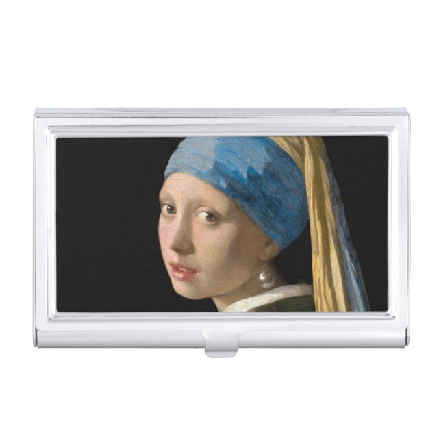 Johannes Vermeer - Girl with a Pearl Earring Business Card Case (Front)