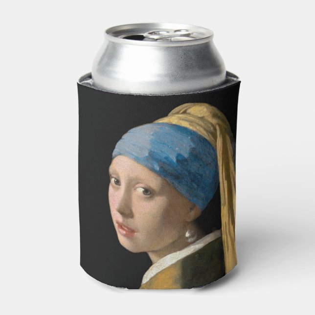 Johannes Vermeer - Girl with a Pearl Earring Can Cooler (Can Front)