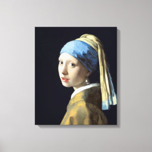Johannes Vermeer Girl with a Pearl Earring Canvas Print