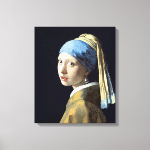 Johannes Vermeer Girl with a Pearl Earring Canvas Print