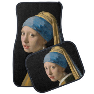Johannes Vermeer - Girl with a Pearl Earring Car Floor Mat