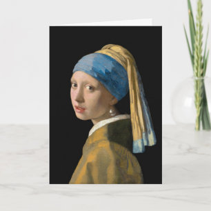 Johannes Vermeer - Girl with a Pearl Earring Card