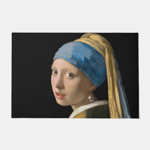 Johannes Vermeer _ Girl with a Pearl Earring Doormat