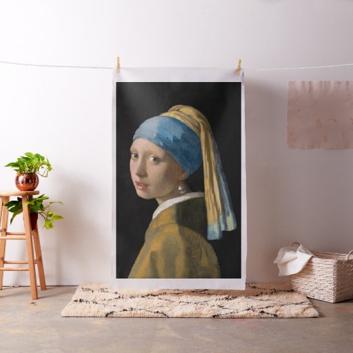 Johannes Vermeer - Girl with a Pearl Earring Fabric