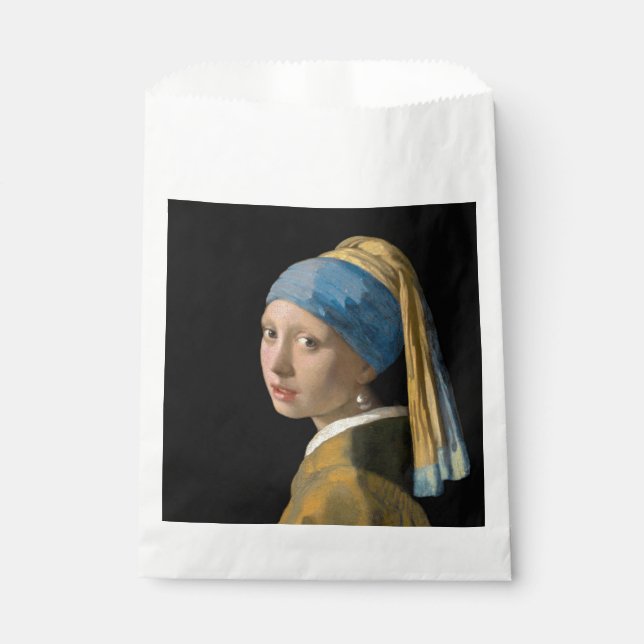 Johannes Vermeer - Girl with a Pearl Earring Favor Bag (Front)