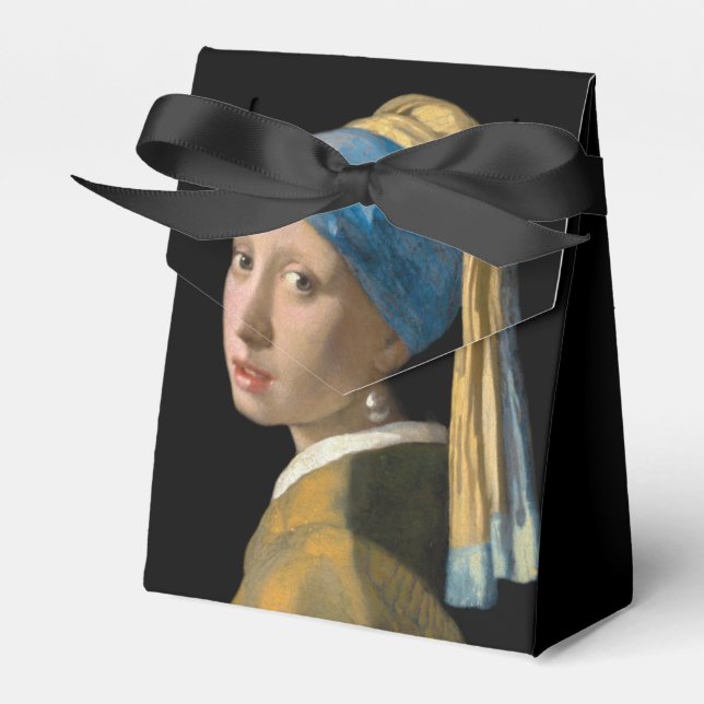 Johannes Vermeer - Girl with a Pearl Earring Favor Boxes (Front Side)