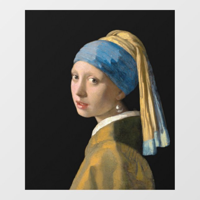 Johannes Vermeer - Girl with a Pearl Earring Floor Decals (Front)