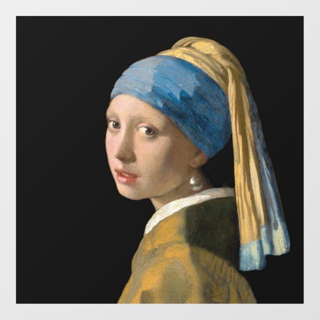 Johannes Vermeer - Girl with a Pearl Earring Floor Decals (Front)