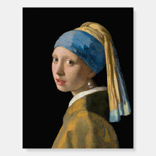 Johannes Vermeer - Girl with a Pearl Earring Foam Board