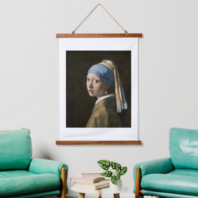 Johannes Vermeer, Girl with a Pearl Earring Hanging Tapestry (Living Room)