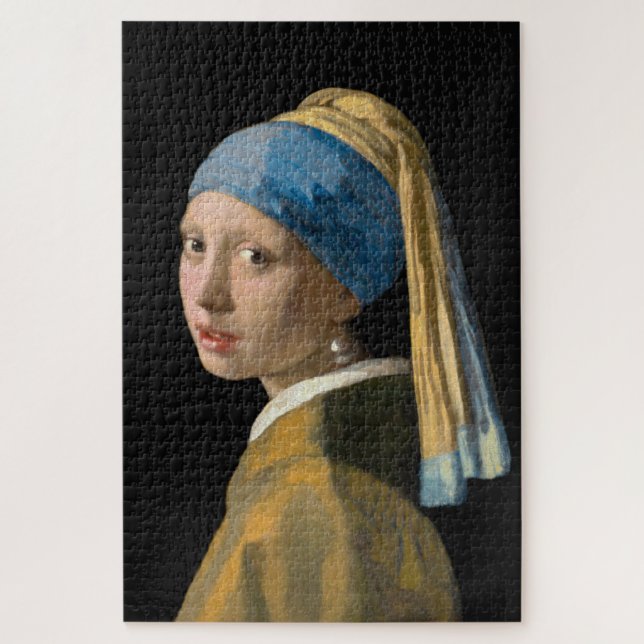 Johannes Vermeer - Girl with a Pearl Earring Jigsaw Puzzle (Vertical)