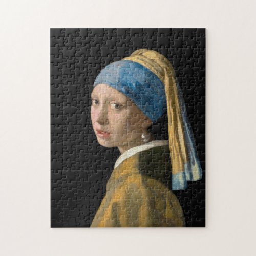 Johannes Vermeer _ Girl with a Pearl Earring Jigsaw Puzzle