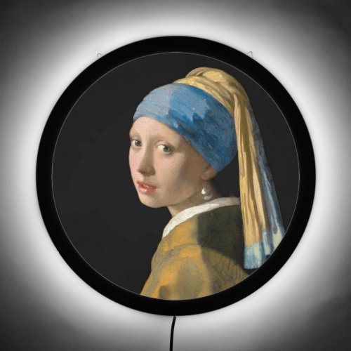 Johannes Vermeer _ Girl with a Pearl Earring LED Sign