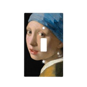 Johannes Vermeer - Girl with a Pearl Earring Light Switch Cover