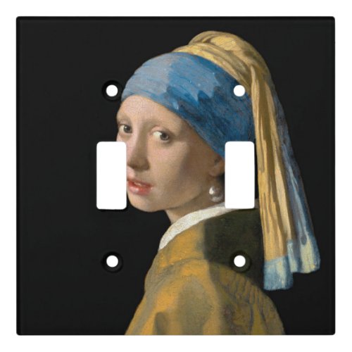 Johannes Vermeer _ Girl with a Pearl Earring Light Switch Cover