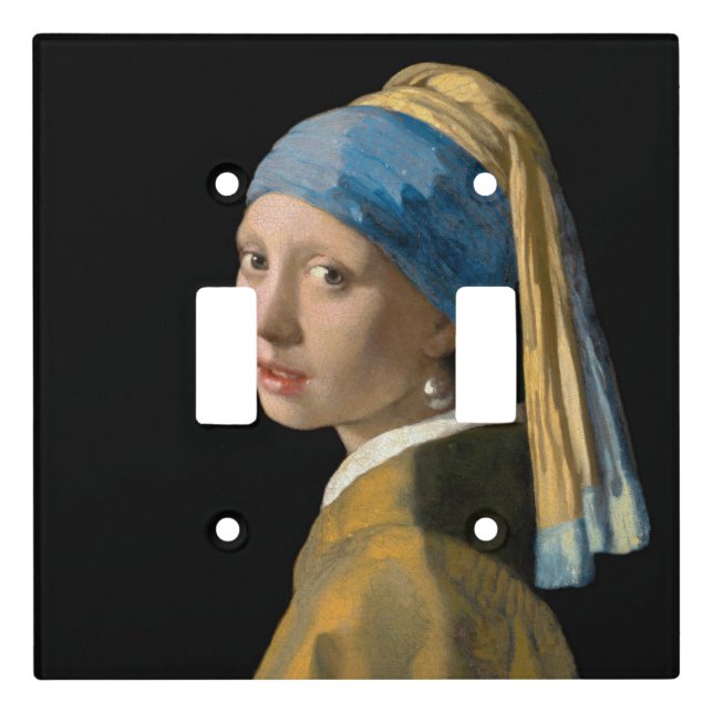Johannes Vermeer - Girl with a Pearl Earring Light Switch Cover (Front)