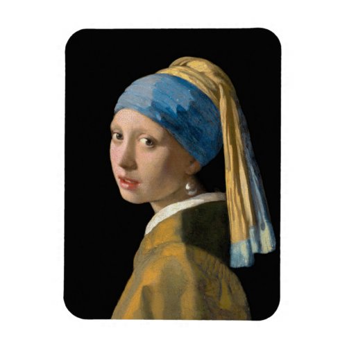 Johannes Vermeer _ Girl with a Pearl Earring Magnet