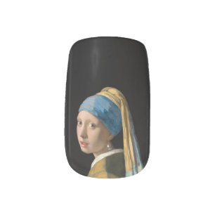 Johannes Vermeer - Girl with a Pearl Earring Minx Nail Art