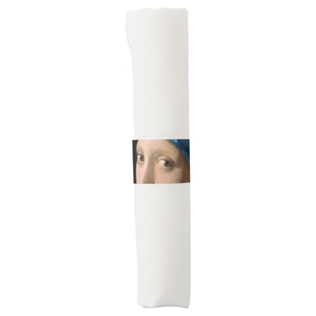 Johannes Vermeer - Girl with a Pearl Earring Napkin Bands (Front)