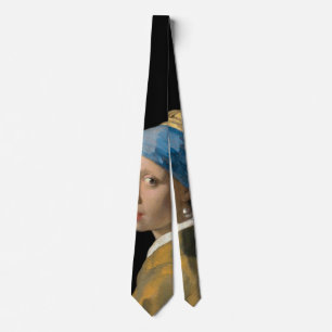 Johannes Vermeer - Girl with a Pearl Earring Neck Tie