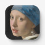Johannes Vermeer - Girl with a Pearl Earring Paper Plates
