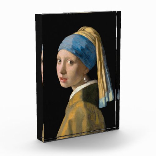 Johannes Vermeer _ Girl with a Pearl Earring Photo Block