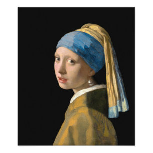 Johannes Vermeer - Girl with a Pearl Earring Photo Print